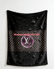 LV Amethyst Monogram Blanket Luxury Water-Resistant Throw IMG_3604